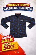 Boy's Premium Fine Cotton Printed Shirt || Grand Summer Sale